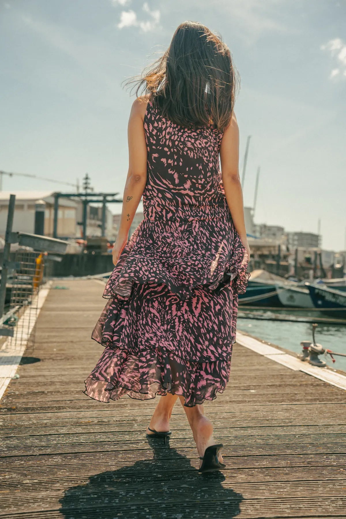 Vestido Comprido Estampado