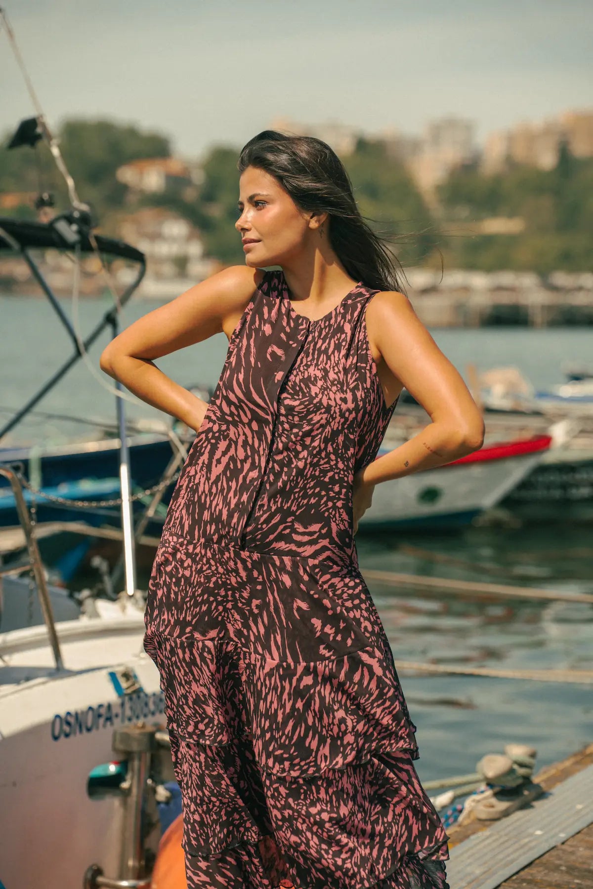 Vestido Comprido Estampado