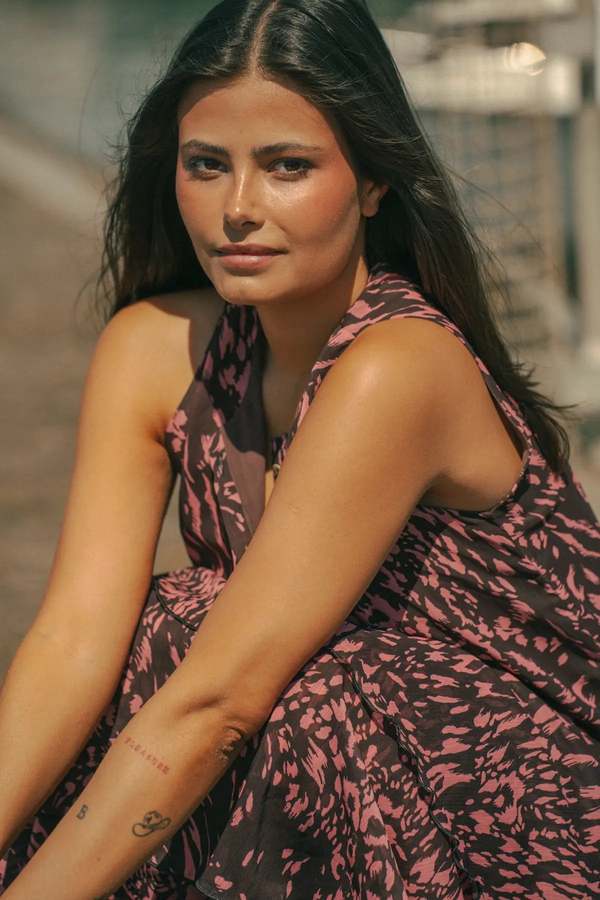 Vestido Comprido Estampado